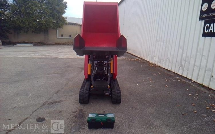 GENERIQUE MINI DUMPER SUR CHENILLE  RHINOCEROS XN800 – D192 – AN2024 MATERIEL NEUF ROUGE 80644