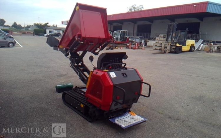 GENERIQUE MINI DUMPER SUR CHENILLE  RHINOCEROS XN800 – D192 – AN2024 MATERIEL NEUF ROUGE 80644