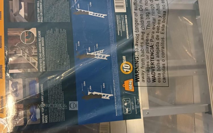 autre Lot de 5 échelles en aluminium, combinée 3 en 1 multi-usage LEANSAFE X3 , marque  583