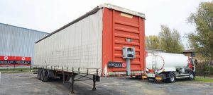 FRUEHAUF SREM PAROIS LATERALES SOUPLES COULISSANTES 13M 3 ESSIEUX SUSPENSIONS AIR  AR-261-NZ