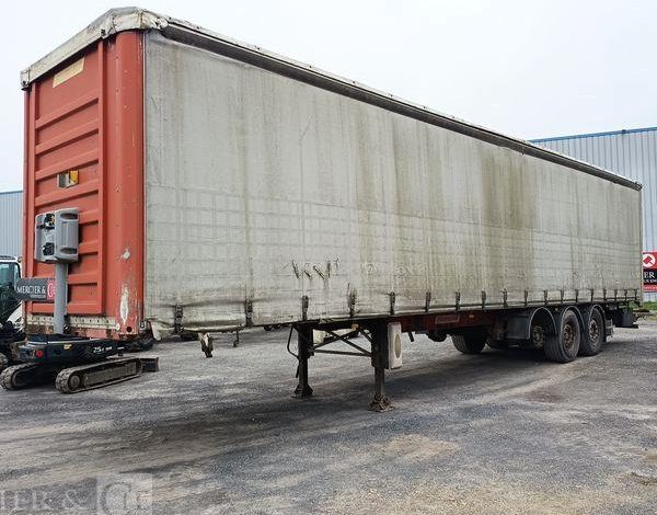 FRUEHAUF SREM PAROIS LATERALES SOUPLES COULISSANTES 13M 3 ESSIEUX SUSPENSIONS AIR  AR-261-NZ