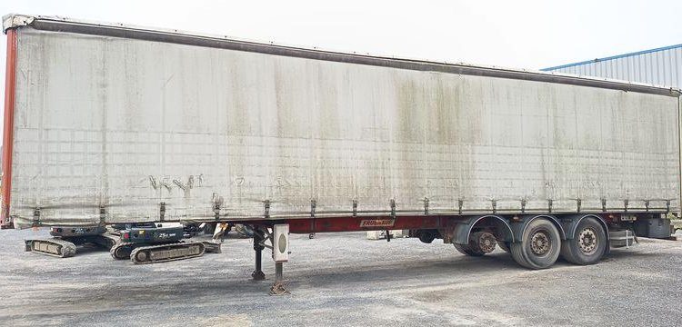 FRUEHAUF SREM PAROIS LATERALES SOUPLES COULISSANTES 13M 3 ESSIEUX SUSPENSIONS AIR  AR-261-NZ