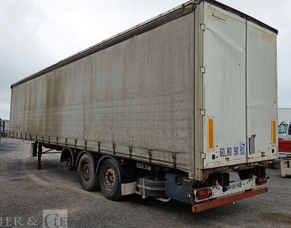 FRUEHAUF SREM PAROIS LATERALES SOUPLES COULISSANTES 13M 3 ESSIEUX SUSPENSIONS AIR  AR-261-NZ