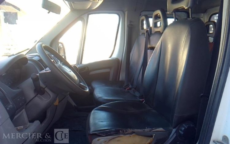 FIAT DUCATO DOUBLE CABINE 120 MULTIJET PLATEAU RIDELLES BLANC BA-204-GM