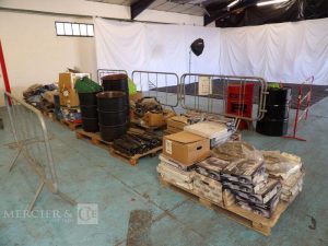 LOT DE 11 PALETTES DIVERS MATERIELS MECANIQUE POUR POIDS LOURDS  CAM3