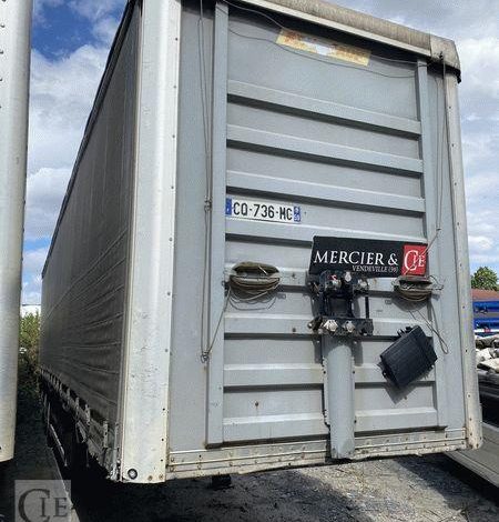 FRUEHAUF SEMI REMORQUE BACHEE – VENTE SUR DESIGNATION  CQ-736-MC