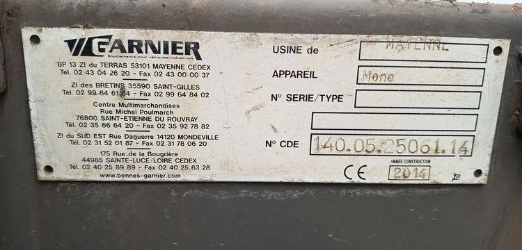 IVECO 35C13 BENNE SIMPLE CABINE COFFRE  DG-007-CN