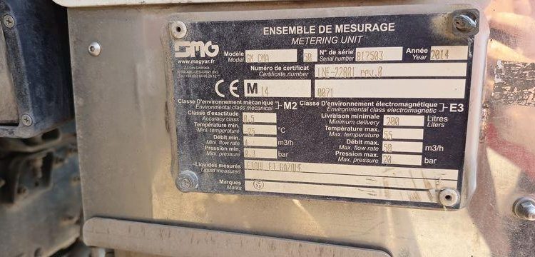 RENAULT MIDLUM 270 DXI CITERNE ,18 HEAVY 13000L PTAC 19 TONNES – DIESEL – 227470 KMS BLANC DH-024-QF