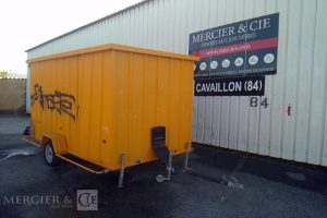 CNSE ABRIS DE CHANTIER 1 ESSIEU PTAC 750KG JAUNE EA-097-NZ
