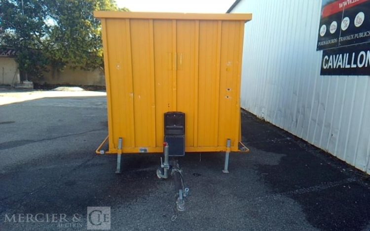 CNSE ABRIS DE CHANTIER 1 ESSIEU PTAC 750KG JAUNE EA-097-NZ