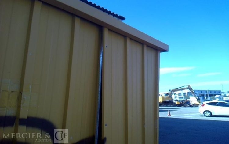 CNSE ABRIS DE CHANTIER 1 ESSIEU PTAC 750KG JAUNE EA-097-NZ