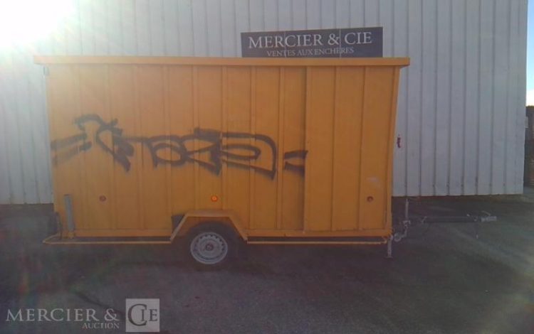 CNSE ABRIS DE CHANTIER 1 ESSIEU PTAC 750KG JAUNE EA-097-NZ