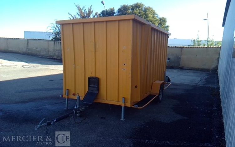 CNSE ABRIS DE CHANTIER 1 ESSIEU PTAC 750KG JAUNE EA-097-NZ