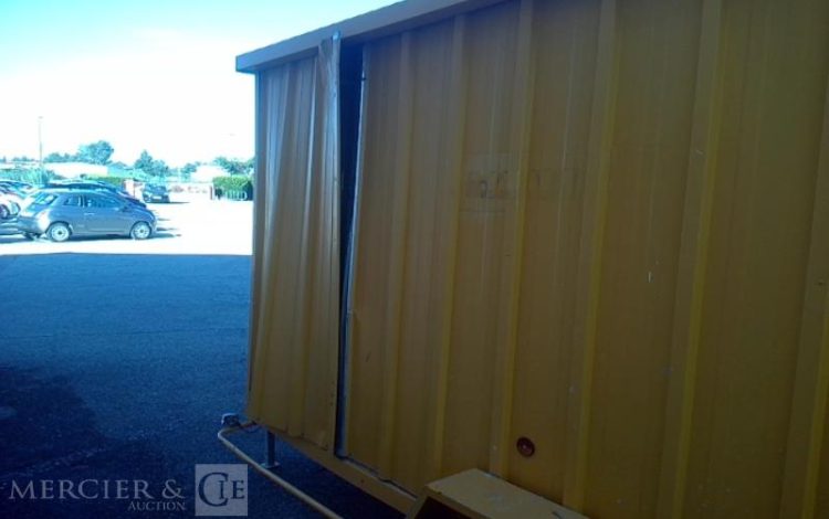 CNSE ABRIS DE CHANTIER 1 ESSIEU PTAC 750KG JAUNE EA-097-NZ