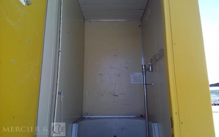 COURANT REMORQUE ABRI DE CHANTIER 2 ESSIEUX PTAC 2.5T JAUNE EH-581-HB