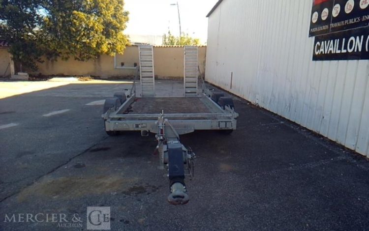 HUBIERE REMORQUE PORTE ENGIN CU 2T8  EJ-262-FT