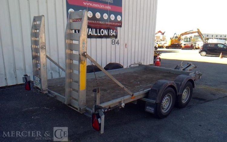 HUBIERE REMORQUE PORTE ENGIN CU 2T8  EJ-262-FT