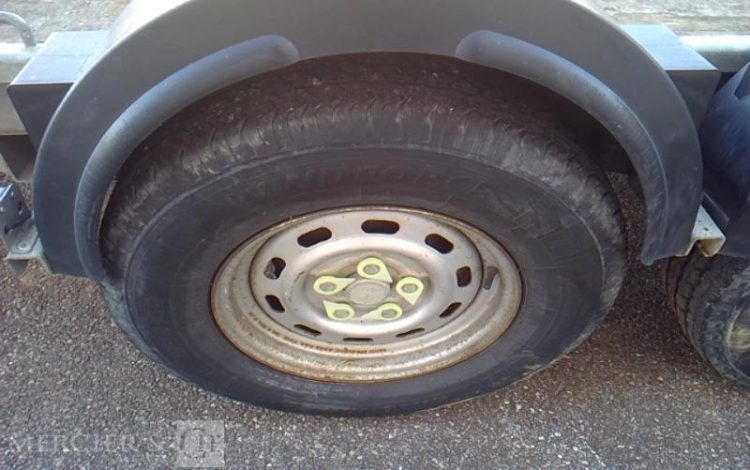 HUBIERE REMORQUE PORTE ENGIN CU 2T8  EJ-262-FT