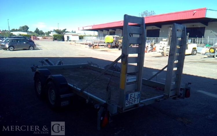 HUBIERE REMORQUE PORTE ENGIN CU 2T8  EJ-262-FT