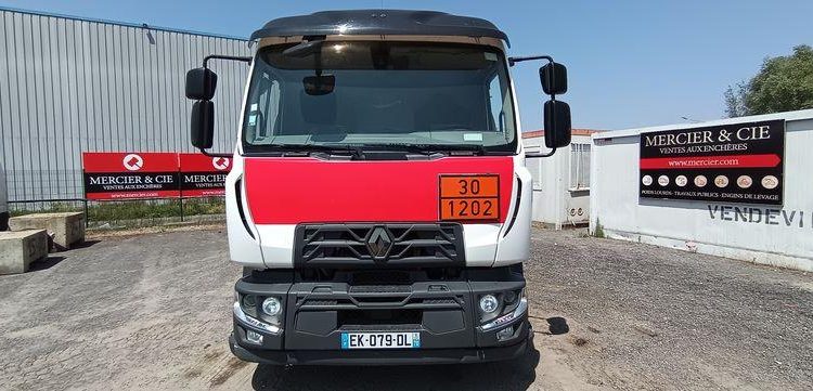RENAULT CITERNE D19 HIGH P4X2 280E6 13500L – PTAC 19 TONNES –  DIESEL – 170381 KMS BLANC EK-079-DL