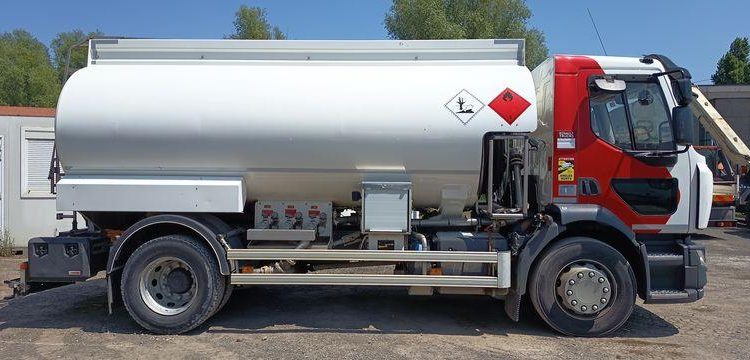 RENAULT CITERNE D19 HIGH P4X2 280E6 13500L – PTAC 19 TONNES –  DIESEL – 170381 KMS BLANC EK-079-DL
