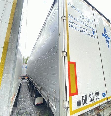 FRUEHAUF SEMI REMORQUE BACHEE – VENTE SUR DESIGNATION  EP-122-MK