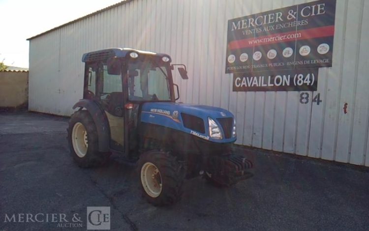 NEW HOLLAND TRACTEUR T4,75V CAB – 43- DUAL COMMAND 2228H BLEU EP-722-QR
