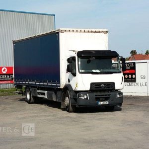 RENAULT PORTEUR D19 WIDE PAROIS LATERALES SOUPLESCOULISSANTES 8M 2 ESSIEUX SUSP. AIR HAY  EQ-439-GM