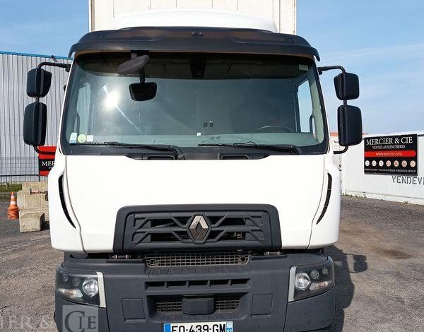 RENAULT PORTEUR D19 WIDE PAROIS LATERALES SOUPLESCOULISSANTES 8M 2 ESSIEUX SUSP. AIR HAY  EQ-439-GM