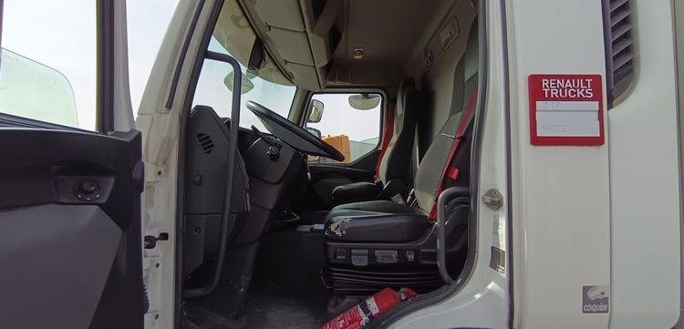 RENAULT PORTEUR D19 WIDE PAROIS LATERALES SOUPLESCOULISSANTES 8M 2 ESSIEUX SUSP. AIR HAY  EQ-439-GM