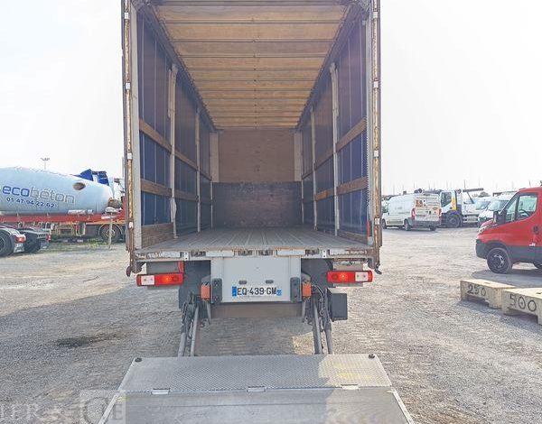 RENAULT PORTEUR D19 WIDE PAROIS LATERALES SOUPLESCOULISSANTES 8M 2 ESSIEUX SUSP. AIR HAY  EQ-439-GM