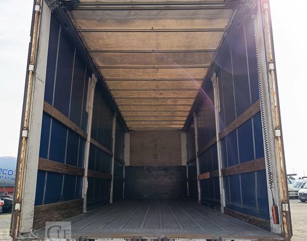 RENAULT PORTEUR D19 WIDE PAROIS LATERALES SOUPLESCOULISSANTES 8M 2 ESSIEUX SUSP. AIR HAY  EQ-439-GM