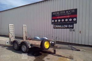 HUBIERE REMORQUE PORTE ENGIN 2T  ET-690-FF