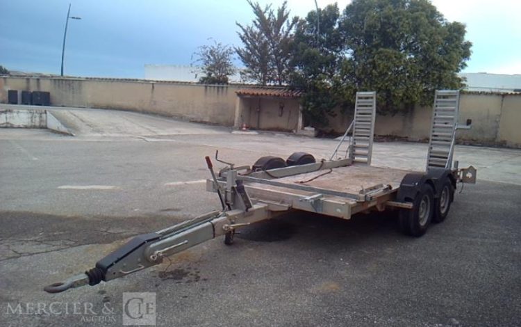 HUBIERE REMORQUE EXP PORTE ENGIN 2T8  EV-256-XM