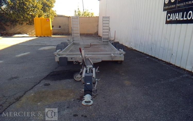 HUBIERE REMORQUE PORTE ENGIN 2T8  EV-434-SJ