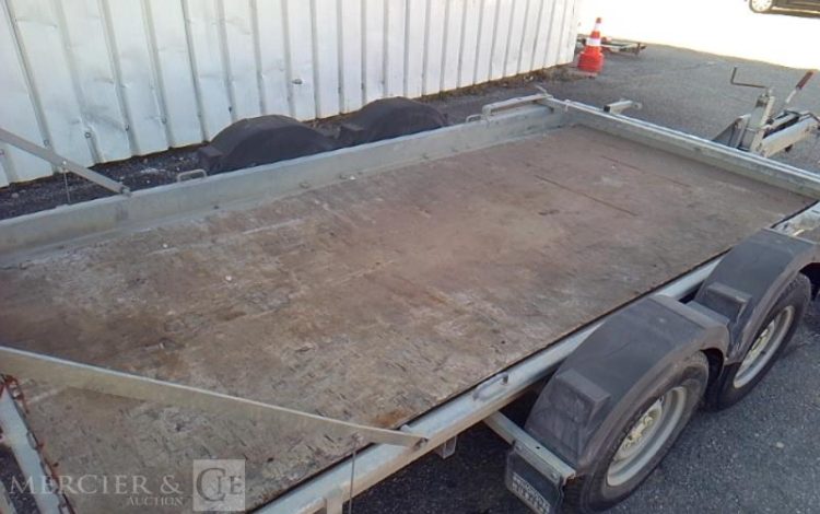 HUBIERE REMORQUE PORTE ENGIN 2T8  EV-434-SJ