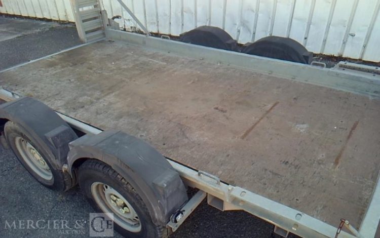 HUBIERE REMORQUE PORTE ENGIN 2T8  EV-434-SJ