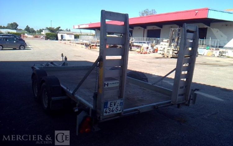 HUBIERE REMORQUE PORTE ENGIN 2T8  EV-434-SJ
