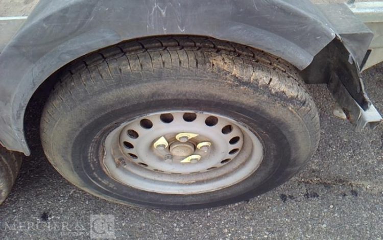 HUBIERE REMORQUE PORTE ENGIN 2T8  EV-452-XM