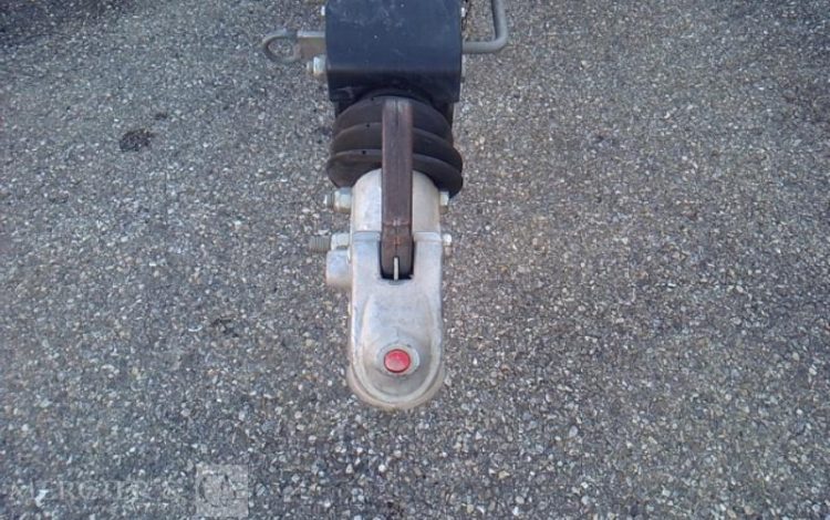 HUBIERE REMORQUE PORTE ENGIN 2 ESSIEUX PTAC 3500KG ALU EV-745-XM