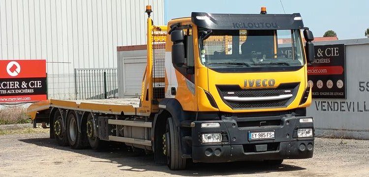 IVECO IVECO STRALIS AD260 S420CH – PTAC : 32 TONNES – JAUNE EY-985-FS