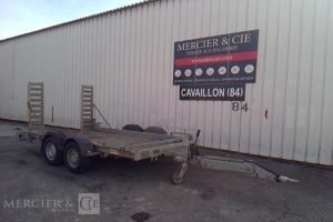 HUBIERE REMORQUE PORTE ENGIN CU 2T8  FD-598-LV