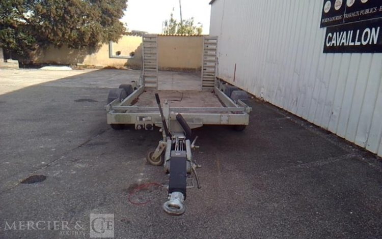 HUBIERE REMORQUE PORTE ENGIN CU 2T8  FD-598-LV