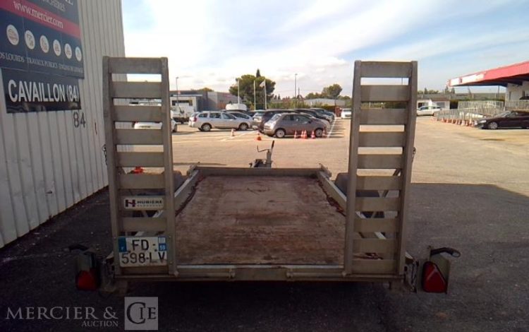 HUBIERE REMORQUE PORTE ENGIN CU 2T8  FD-598-LV