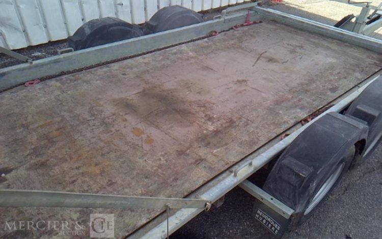 HUBIERE REMORQUE PORTE ENGIN CU 2T8  FD-598-LV