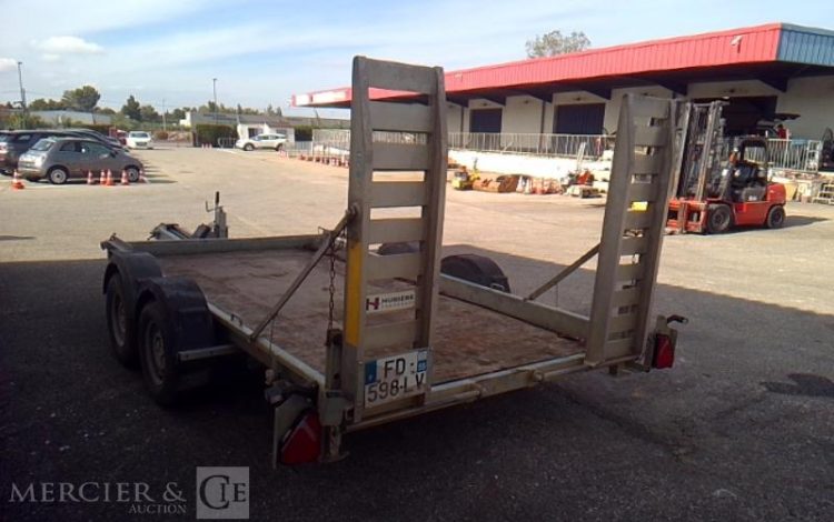 HUBIERE REMORQUE PORTE ENGIN CU 2T8  FD-598-LV