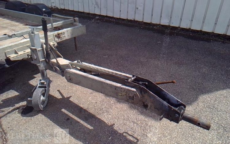 HUBIERE REMORQUE PORTE ENGIN 2 ESSIEUX 3500KG ALU FE-407-SD