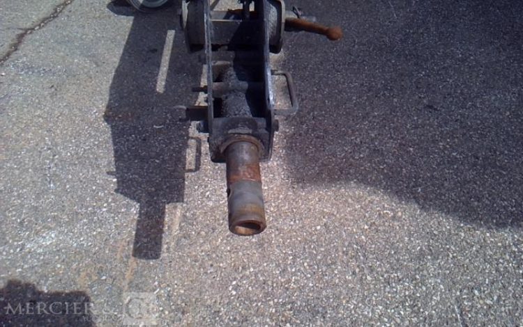 HUBIERE REMORQUE PORTE ENGIN 2 ESSIEUX 3500KG ALU FE-407-SD