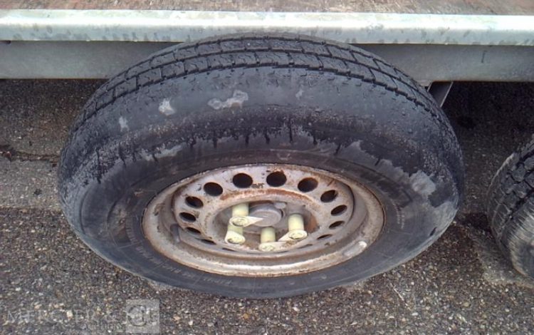 HUBIERE REMORQUE PORTE ENGIN 2T8  FE-431-SD