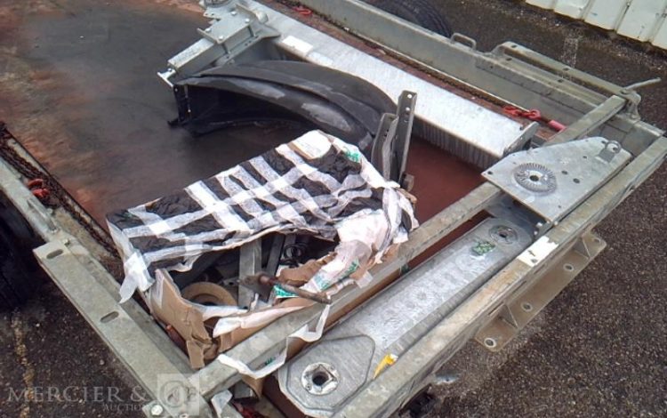 HUBIERE REMORQUE PORTE ENGIN 2T8  FE-431-SD